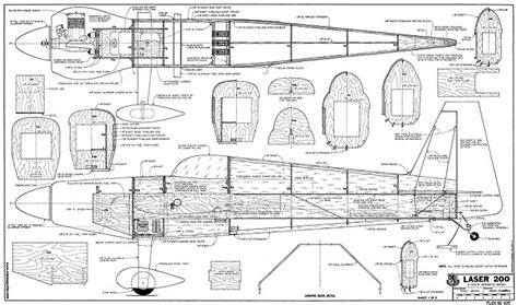 laser cut model airplane plans